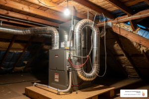 Attic AC installation
