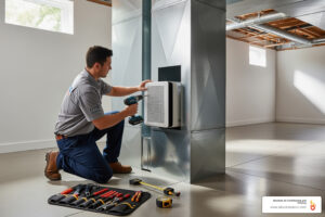 Air purification system installation