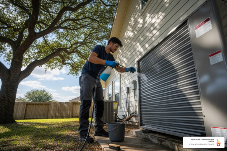 heat pump coil cleaning